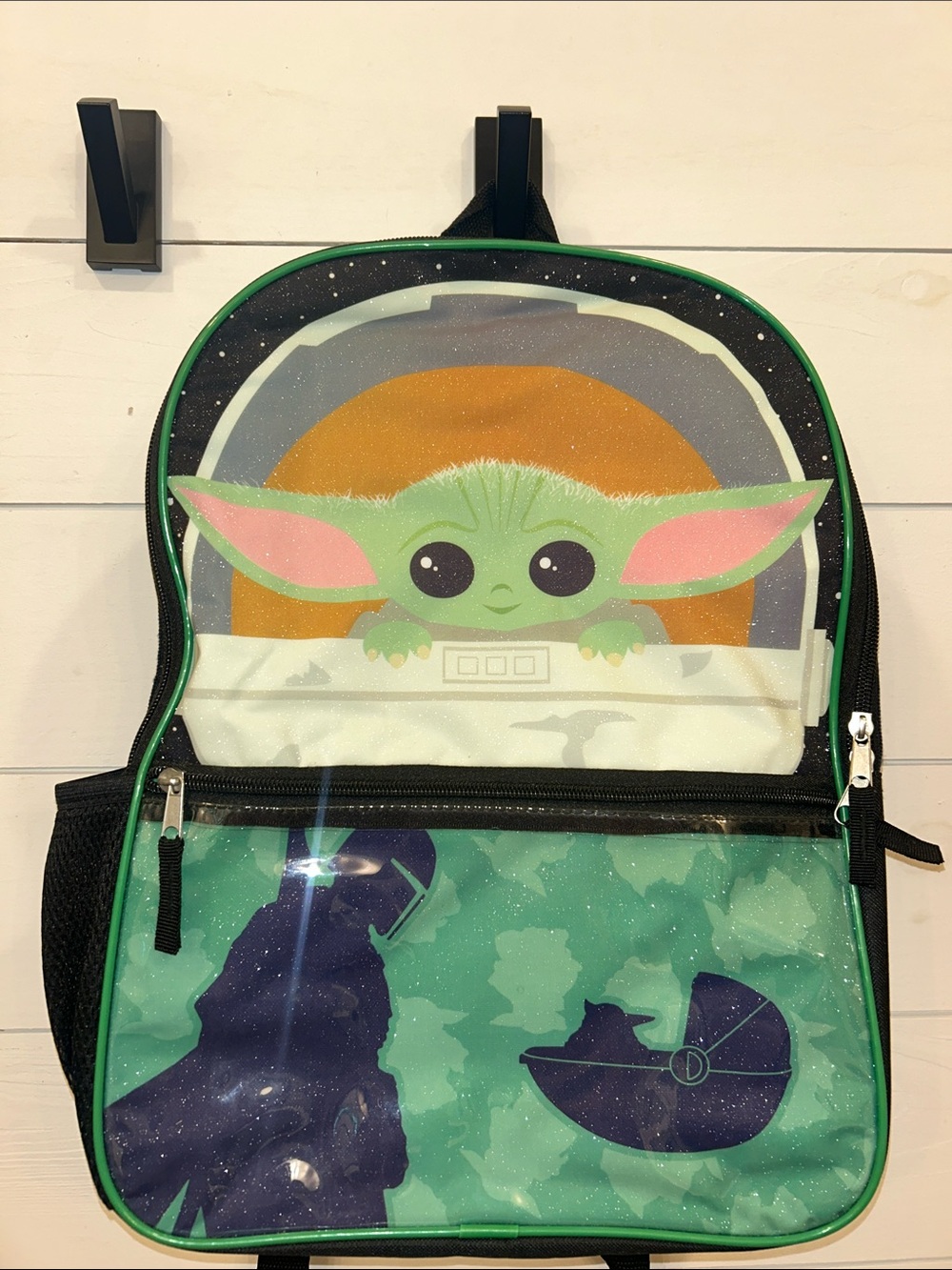 Star Wars Green Grogu Kids Backpack with Space Print